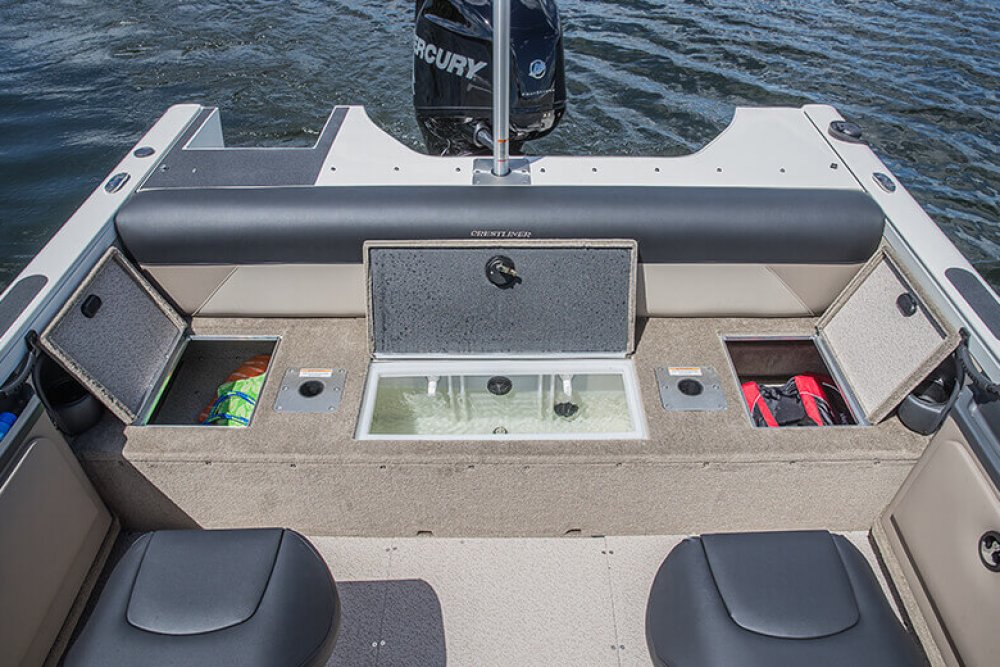 Back of boat underseat storage
